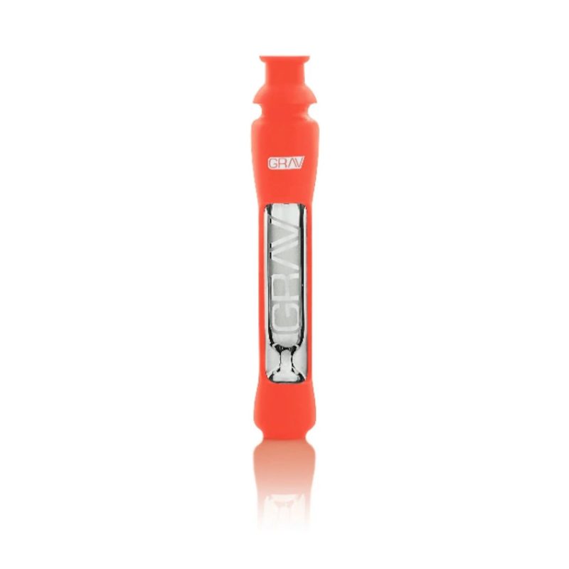 12mm GRAV Taster with Silicone Skin - 4in Orange