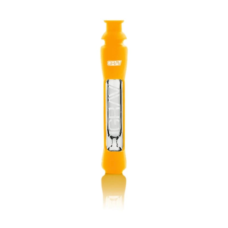 12mm GRAV Taster with Silicone Skin - 4in Yellow