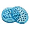 2 Piece Plastic Grinder - 60mm Blue