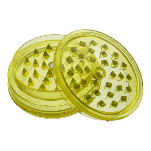 2 Piece Plastic Grinder - 60mm Yellow