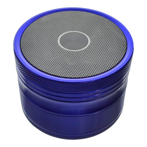 4 Piece Metal Grinder - 62mm Blue