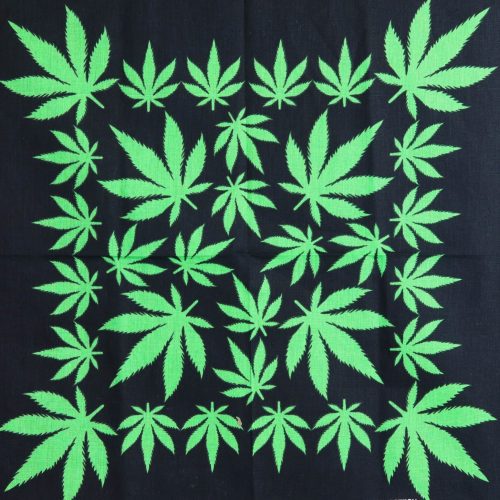 420 Friendly Bandanas Green Leaf