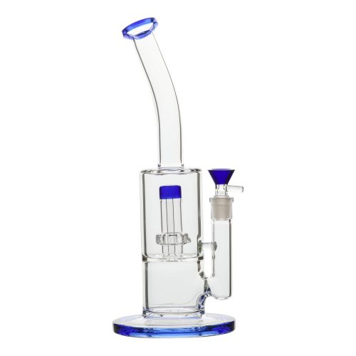 Ace Single Matrix Bong - 12in Blue