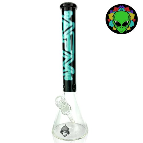 afm glass neon light beaker bong 16in 36276268761167