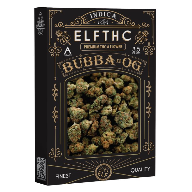 elf premium bubba og thc a flower 3g 38397376004175