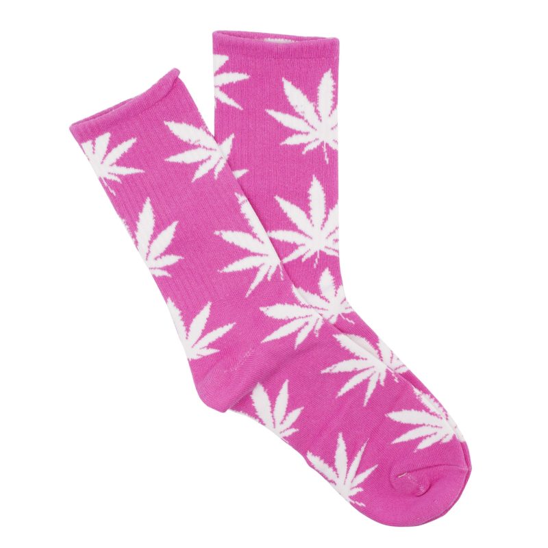 pink leaves socks 4140511592527