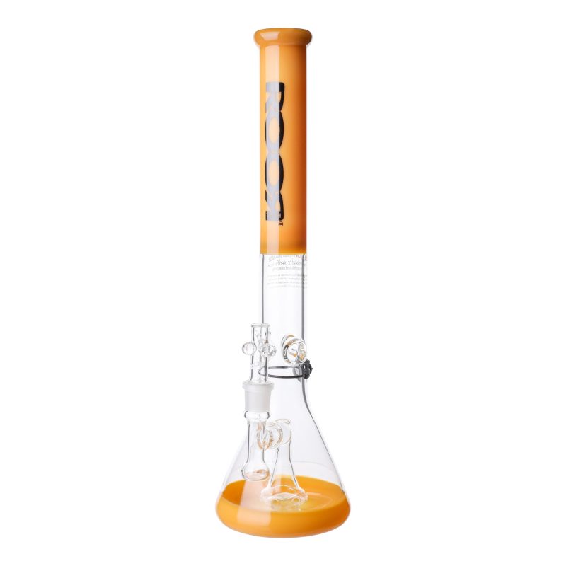 ROOR Tech Fixed Beaker Bong - 18in Tan