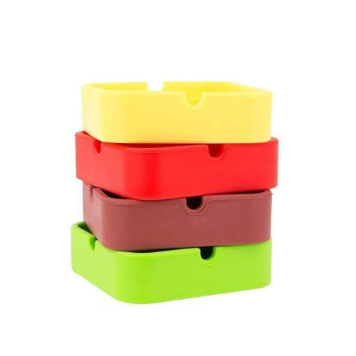 square silicone ashtray 4140433965135