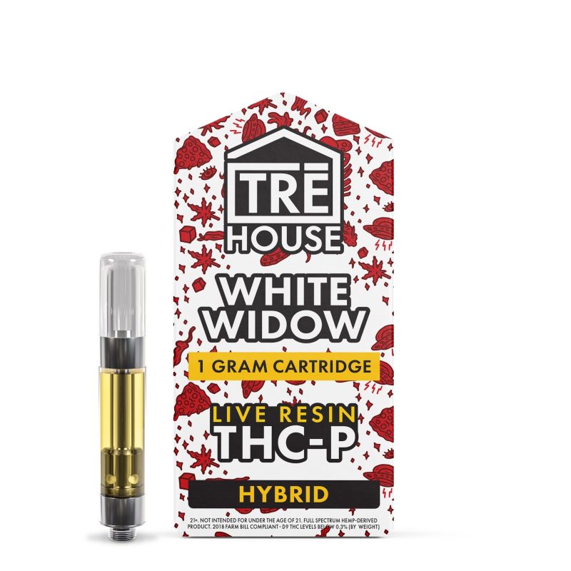 tre house live resin white widow thc p cartridge 1000mg 38389295120463