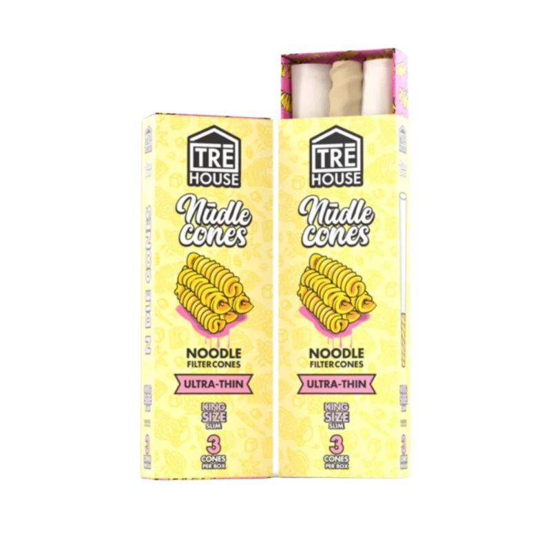 TreHouse Ultra Thin Nudle Cones King Size (3ct)