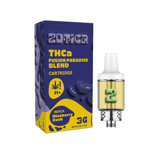 Zotica Paradise Blend Blueberry Kush THC-A Cartridge - 3000mg